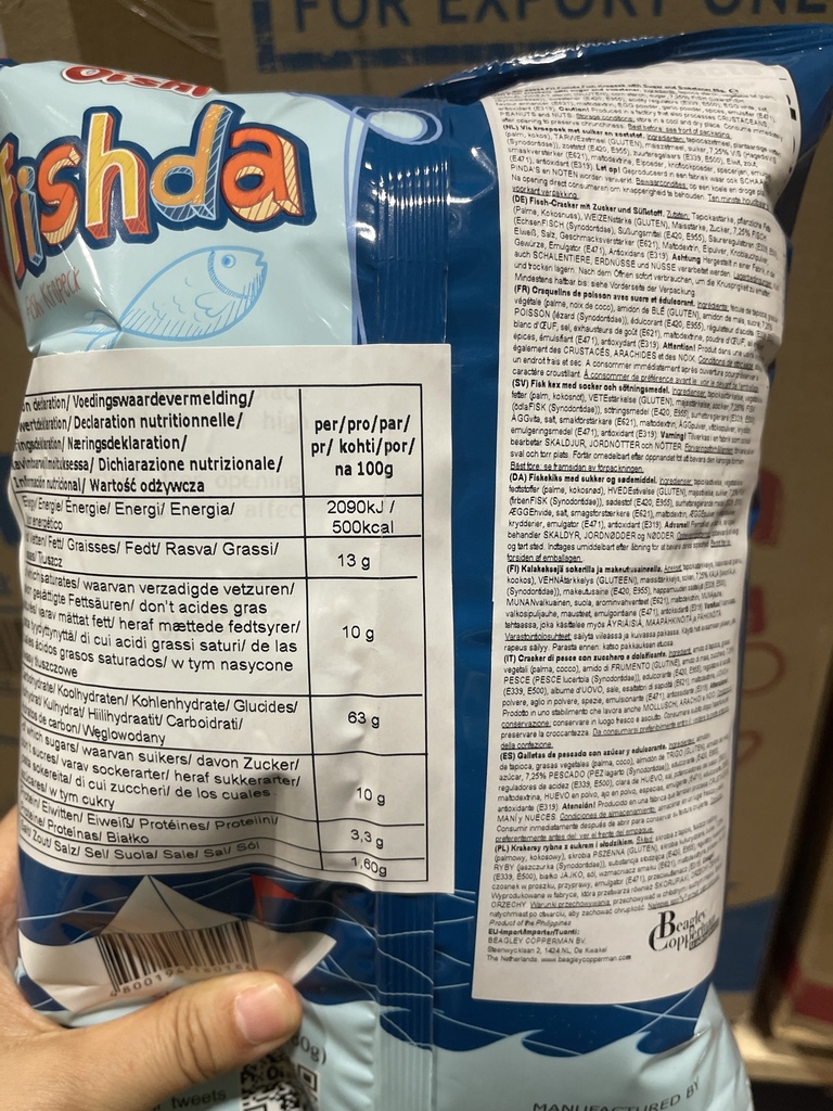 PH Oishi Fishda Fish Kropeck 80g | 上好佳 鱼余 80g