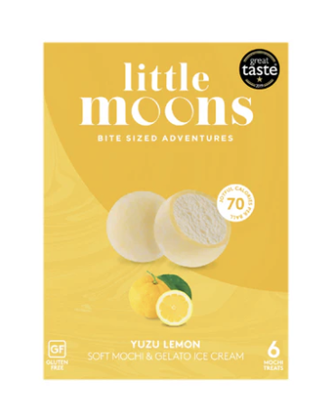 Little Moons Mochi (Yuzu & Lemon) 192g | 小月亮 麻薯冰淇凌 (柚子柠檬味) 192g