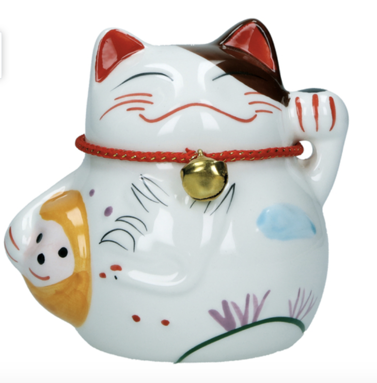 NF Plutus cat ceramic B 10cm | 招财猫存钱罐 陶瓷 10cm