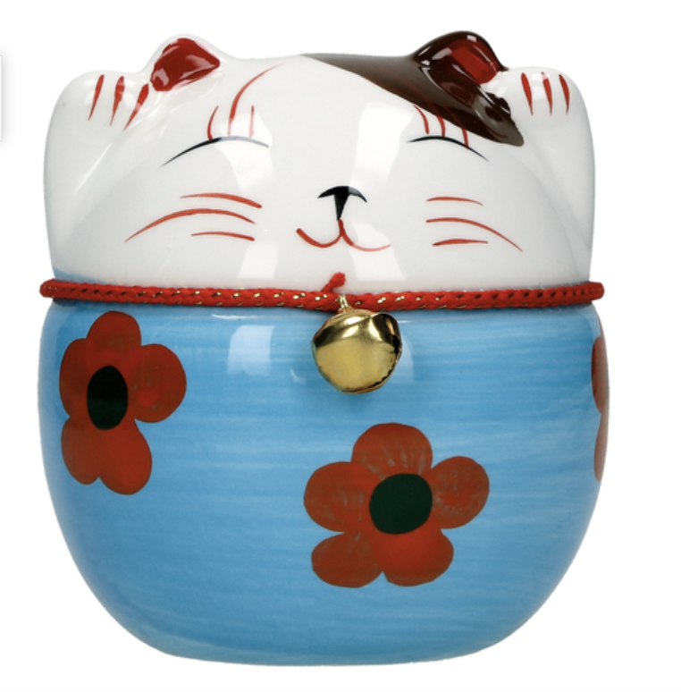 NF Plutus Cat Ceramic A Hand-Painted 10cm | 招财猫存钱罐 陶瓷 10cm