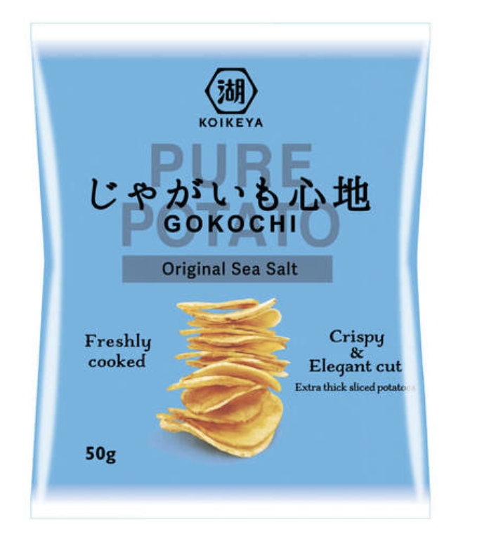 Koikeya Jagaimo Gokochi Potato Chips Sea Salt Flav. 50g | Koikeya 薯片 海盐味 50g