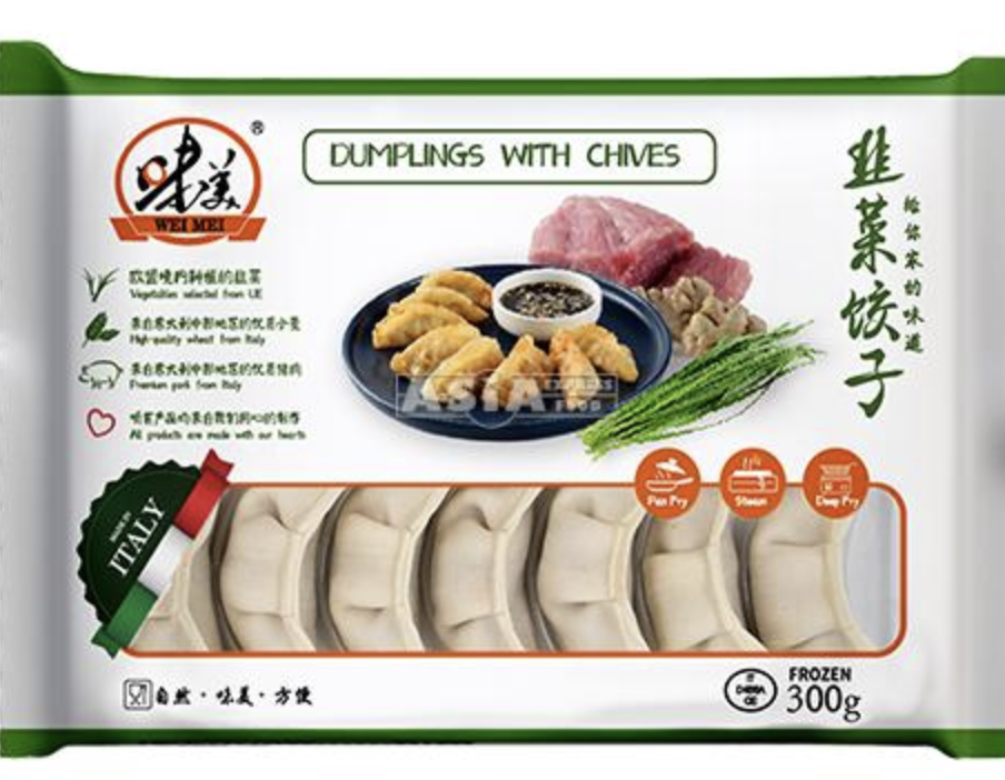 WEIMEI Dumpling Chive & Pork Flav. 300g | 味美 韭菜饺子 300g