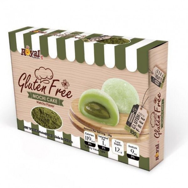 Royal Family Mochi Green Tea FLV GLUTEN FREE 210g | 皇族 绿茶味麻薯 (无麸质) 210g