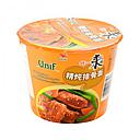 UNIF Super Bowl Instant Noodles Stewed Pork Chop 110g | 统一 清炖排骨 碗面 110g