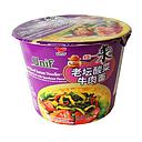 UNIF Super Bowl Instant Noodles Beef Sauerkraut 125g | 统一 老坛酸菜 碗面 125g