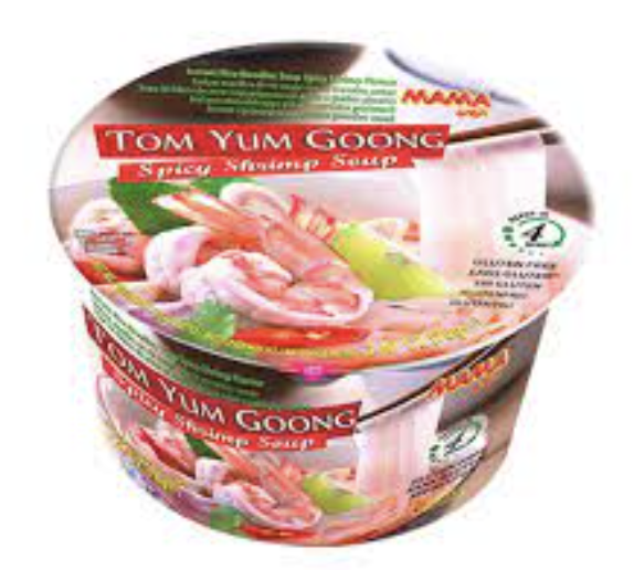 MAMA Instant Noodle Tom Yum Shrimp Flav. Bowl 70g | MAMA 方便面 冬阴功虾味 碗装 70g