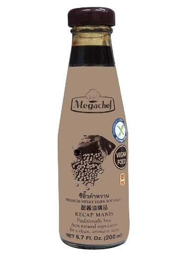 ASEA MEGACHEF Soy Sauce Dark Sweet Ketjap 200ml | MEGACHEF 甜酱油 200ml