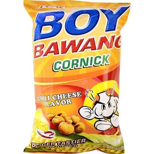 ASEA BOY BAWANG Cornick Chili Cheese Flav. 80g | BOY BAWANG 玉米零食 辣椒奶酪味 80g