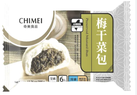 CHI MEI Preserved Meicaicai Bun 390g | 奇美 梅干菜包 390g