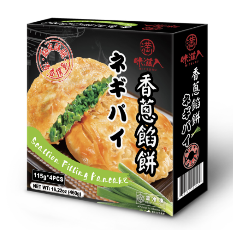 MISURU Puff Paratha Pancake Scallion Flav. 460g | 咪滋入 香葱馅饼 460g