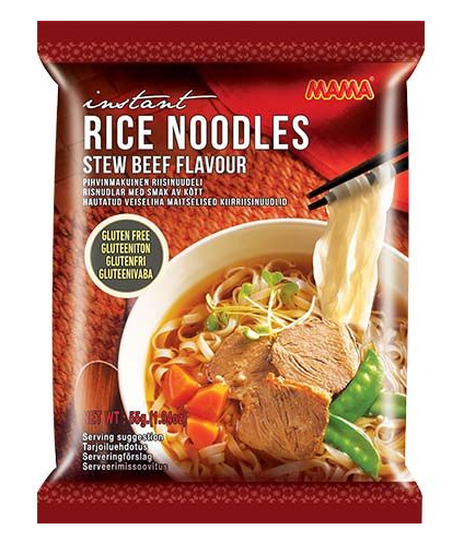 ASEA MAMA Instant Noodle Stew Beef Flav. 55g | MAMA 炖牛肉味面 55g