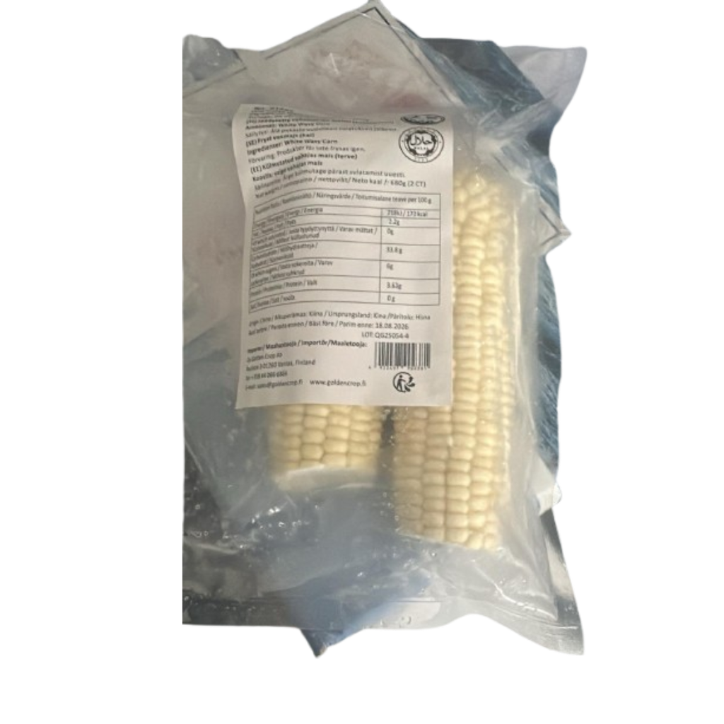 Daikyo Frozen Waxy Corn (whole) 2Pcs | 大京  甜糯玉米棒 2根 680g