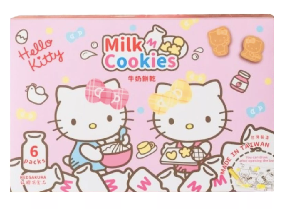 RED SAKURA Hello Kitty Biscuit 120g | RED SAKURA Hello Kitty 牛奶饼干 120g