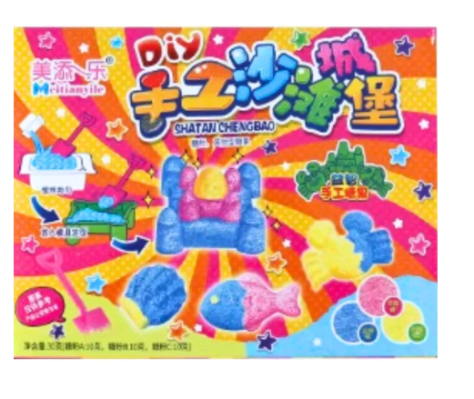 MTYL DIY Sand Castle Candy Toy 30g | 美添一乐 DIY食玩 沙滩城堡 30g