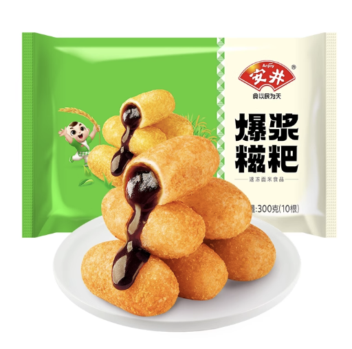 ANJOY Brown Sugar Filled Glutinous Rice Cake 300g | 安井 爆浆糍粑 300g