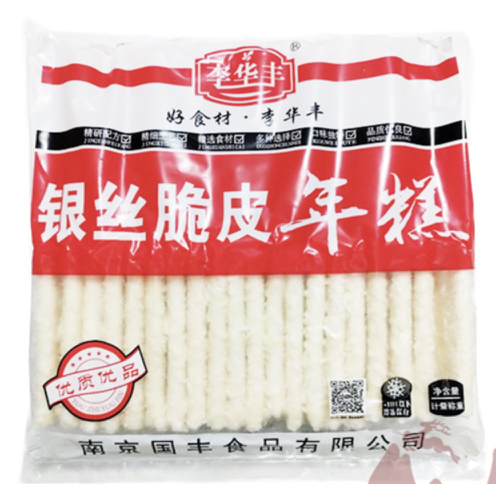 LHF Rice Cake Skewers 1.1kg | 李华丰 银丝脆皮年糕烤串 1.1kg