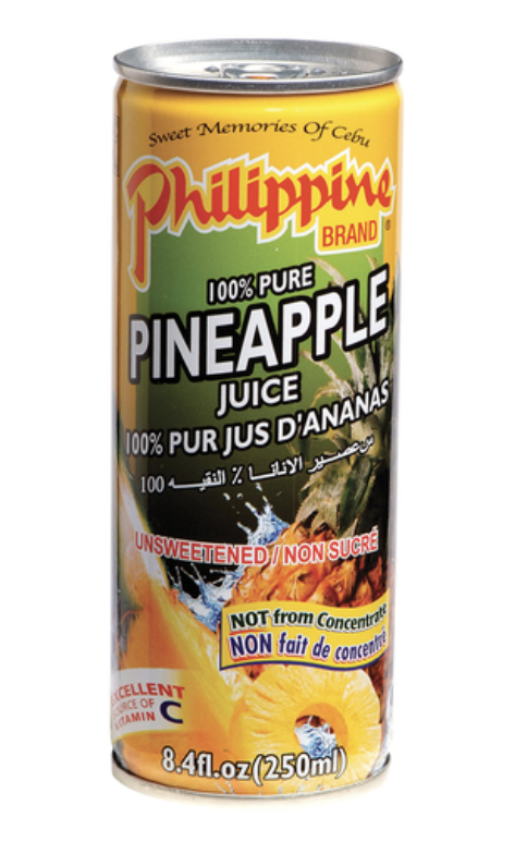  PHILIPPINES BRAND Pineapple Juice 250ml | 菲律宾品牌 菠萝汁 250ml