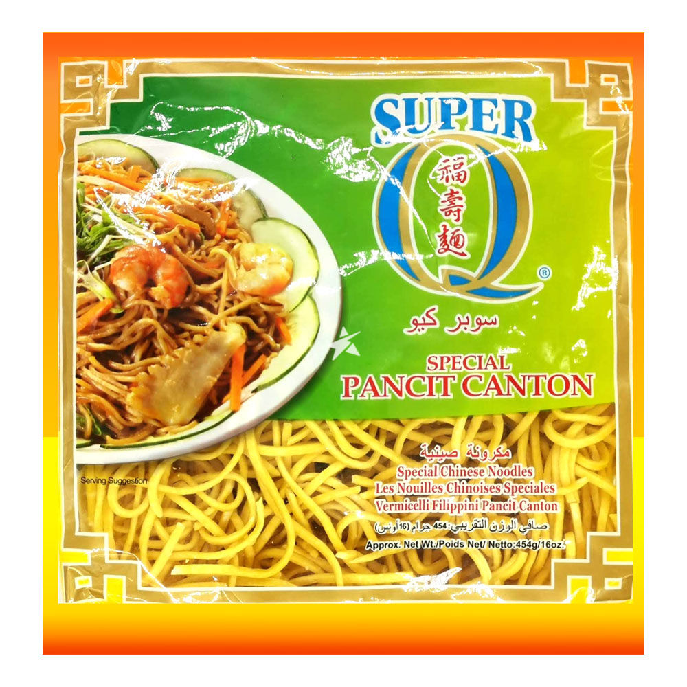 Super Q Special Pancit Canton Noodle 454g/PKT | SUPER Q 特制福寿面 454g / 包