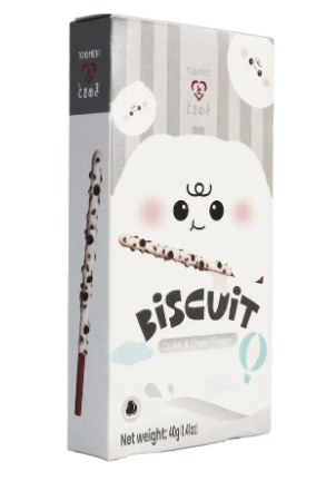 JP TOKIMEKI Biscuit Stick Cookie Cream Flav. 40g | TOKIMEKI 饼干棒 奶油曲奇味 40g