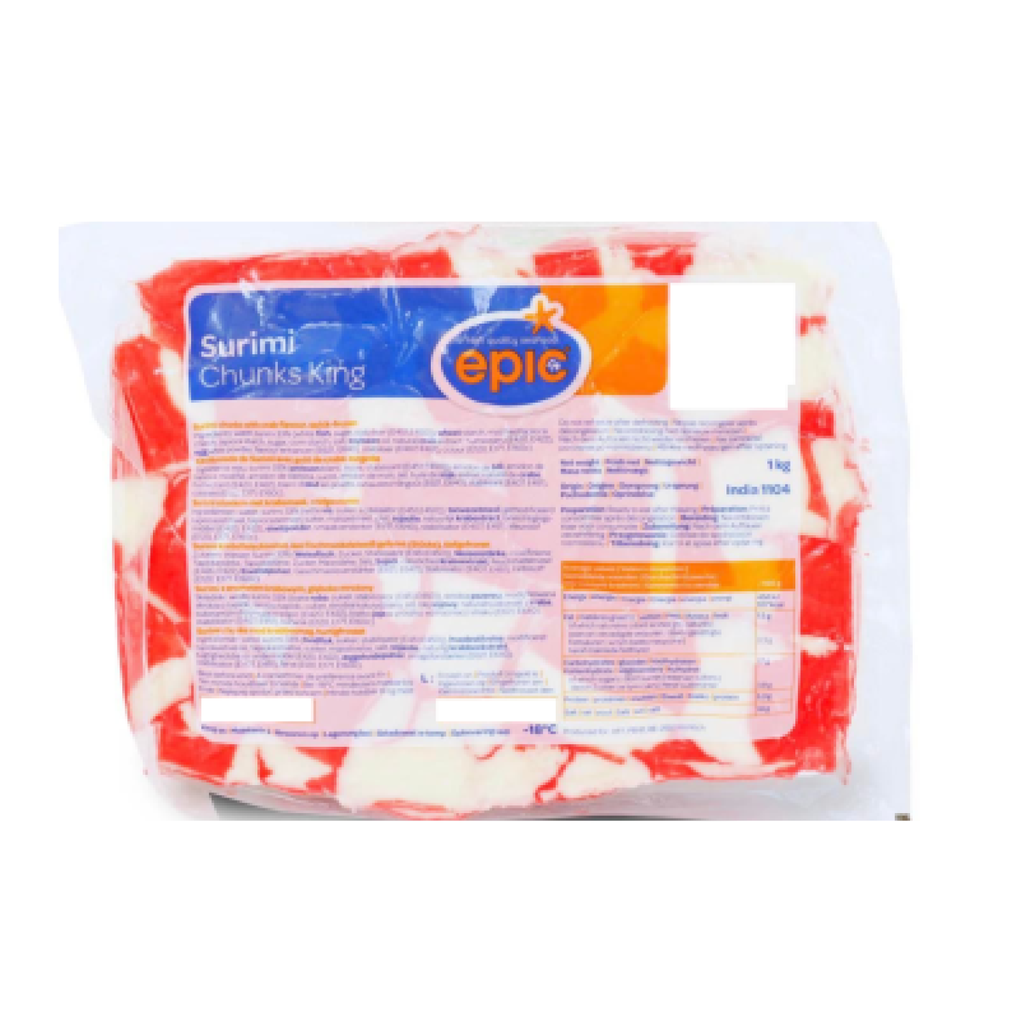 Epic Surimi chunks red 1kg | Epic 蟹肉块 1kg