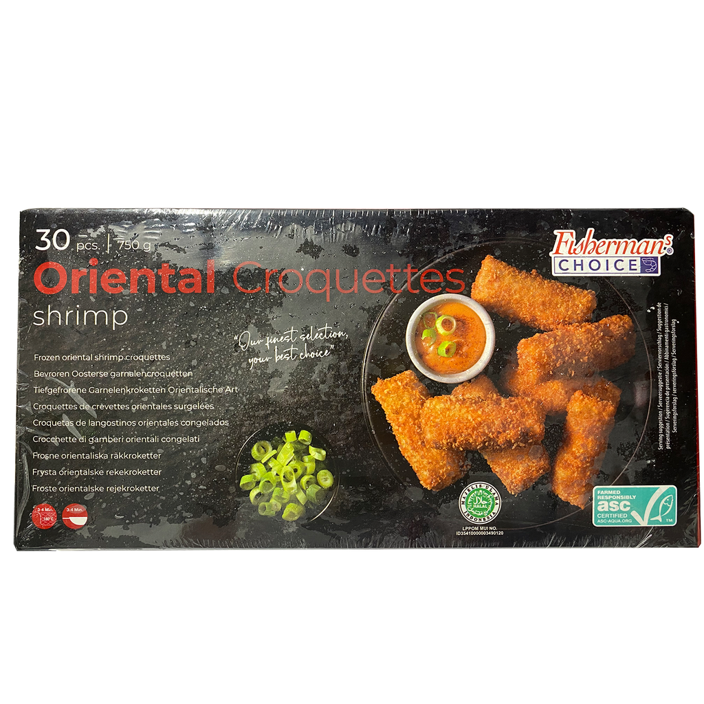 Frozen Fisherman‘s choice ASC Shrimp Croquettes 750g | Fisherman‘s choice冰冻 ASC 炸虾饼条 750g