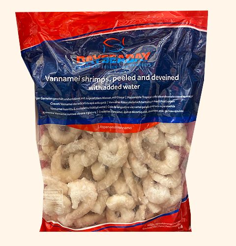 Dayseaday 71/90 Vannamei Shrimps Raw & Peeled 800g | Dayseaday 71/90 PD 白虾虾仁 800g