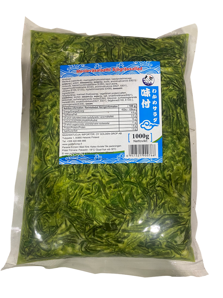 GC/Daikyo Wakame Salad No Coloring E102 (Seaweed）1kg | GC/Daikyo 海草沙拉 原味1kg (不含人工色素E102)