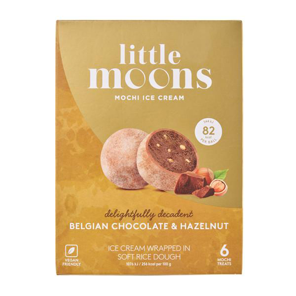 Little Moons Mochi (Belgian Chocolate Hazelnut) 192g | 小月亮 麻薯冰淇凌 (比利时巧克力榛子) 192g