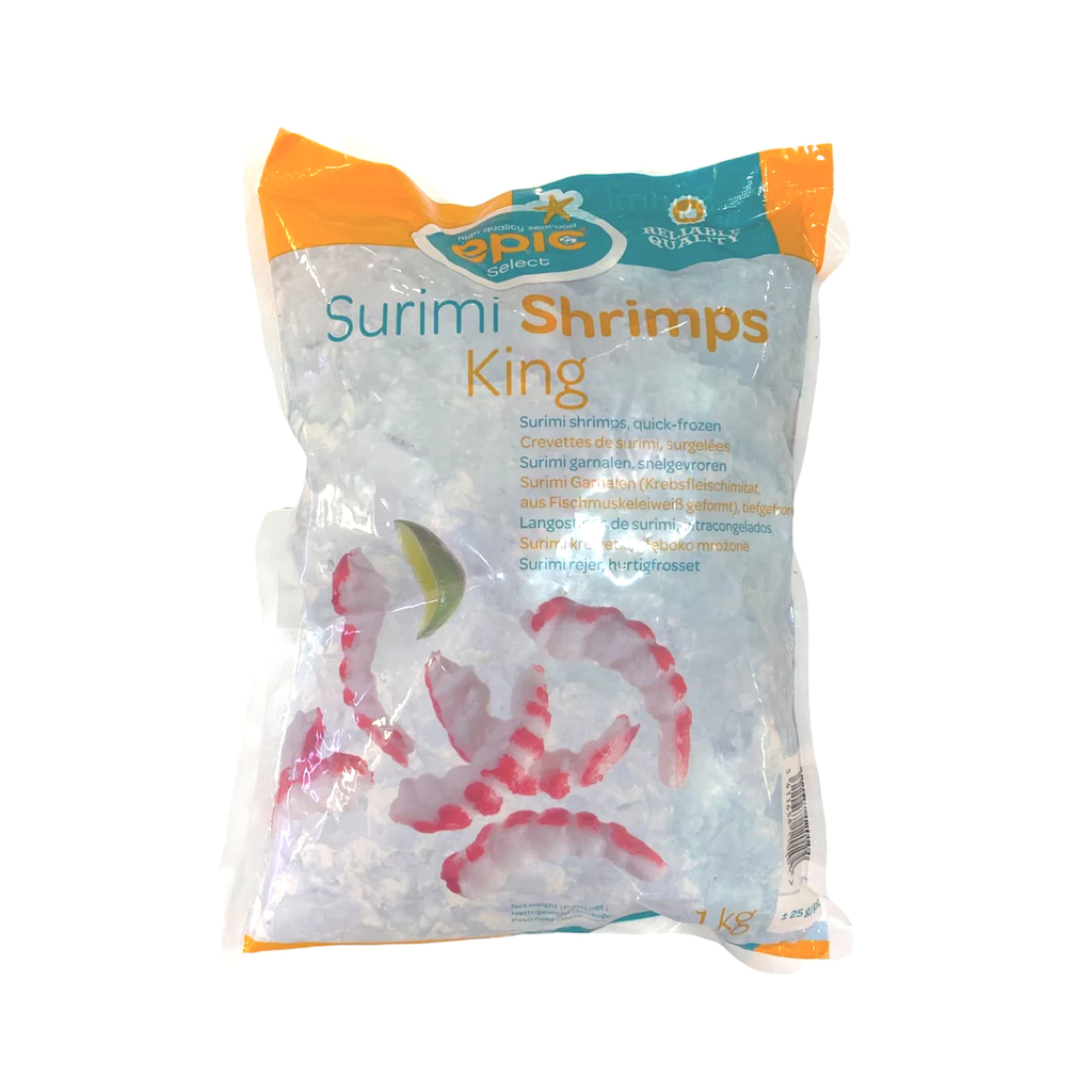 Epic Surimi Shrimps Paprika 1kg | Epic 虾仁型蟹肉棒 橘色 (Surimi) 1kg