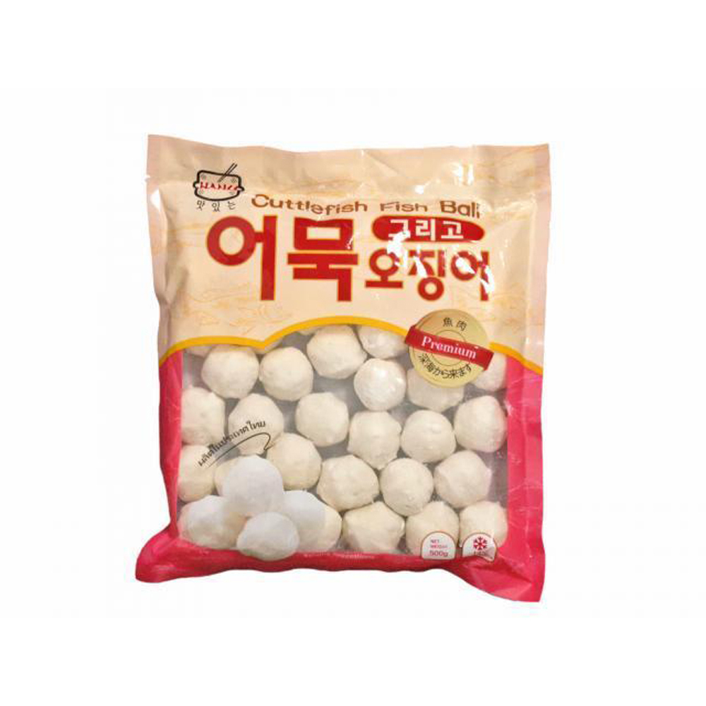 HANSS Cuttlefish Fish Ball 500g | HANSS 苏东丸 500g