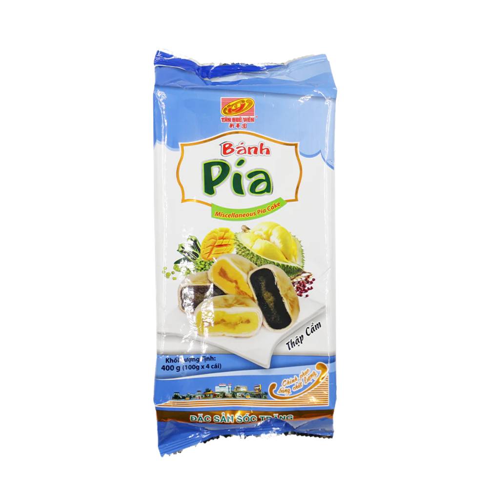 THV Pia Cake Mung Bean Miscellaneous 400g | 越南 榴莲饼 混合口味 400g