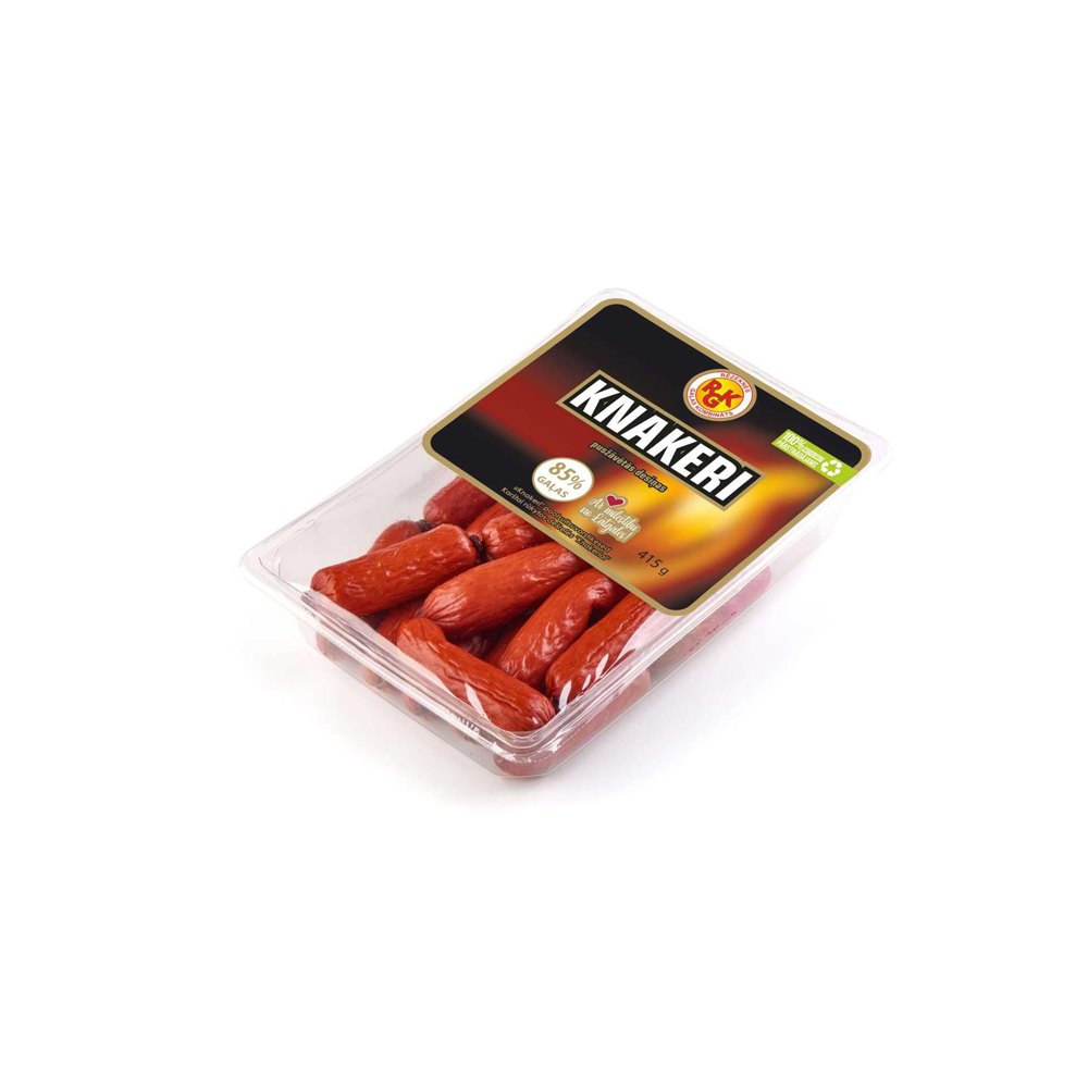 Hot Smoked Knakeri Chicken&Pork Sausages 415g | 即食熏肠 五香蒜味 415g