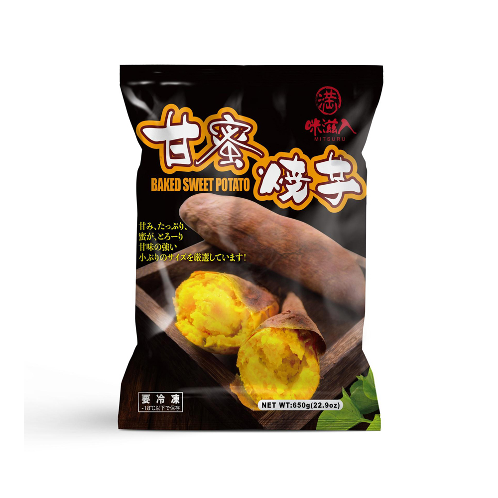 MITSURU Frozen Baked Sweet Potato 650g | 咪滋入 冰冻 甘蜜烤红薯 650g