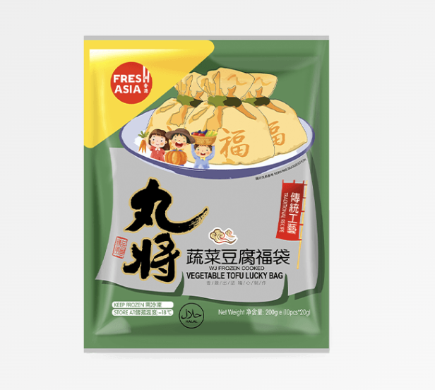 WJ Vegetable Tofu Lucky Bag 200g | 丸将 蔬菜豆腐福袋  200g