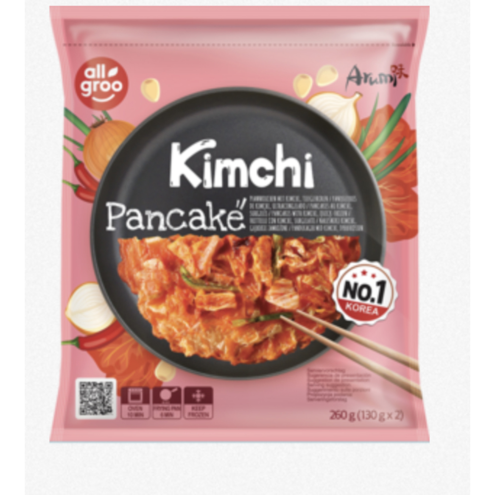 Allgroo Pancake With Kimchi 260g | Allgroo 韩国 泡菜煎饼 260g