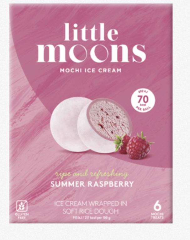 Little Moons Mochi (Raspberry) 192g | 小月亮 麻薯冰淇淋 (覆盆子) 192g