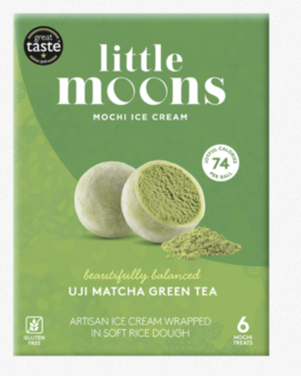 Little Moons Mochi (Matcha Green Tea) 192g | 小月亮 麻薯冰淇淋 (抹茶绿茶) 192g