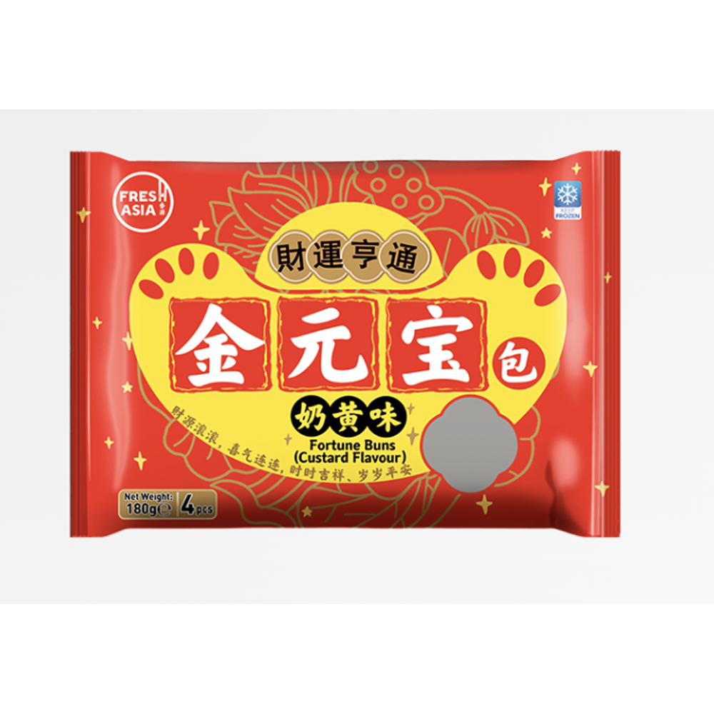 FF Fortune Bun Custard Flav. 180g | 香源 金元宝包 奶黄味 180g