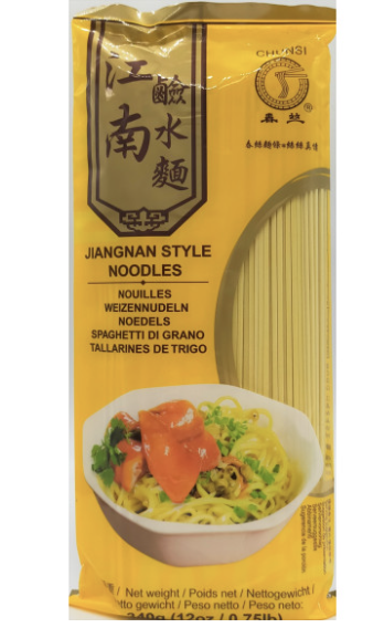 CHUNSI Jiangnan Style Noodles 340g | 春丝 江南碱水面 340g