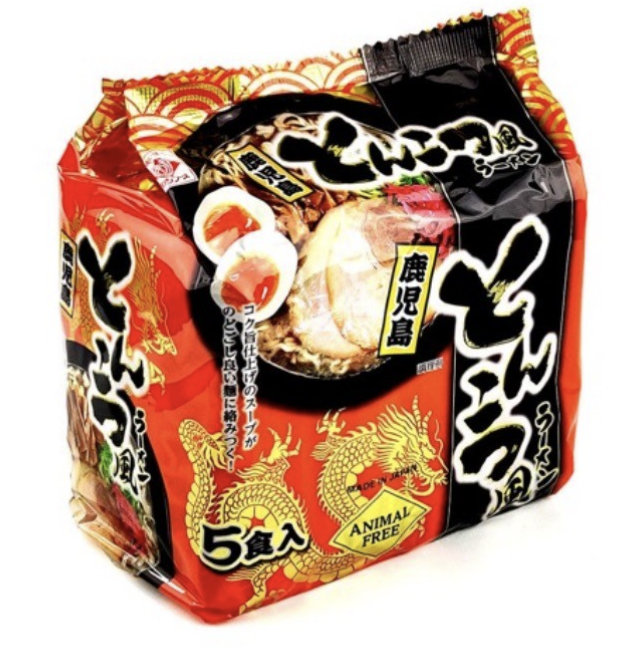 JP HIGASHIMARU Instant Ramen Tonkotsu Ramen 78.5g*5 | 鹿儿岛 豚骨拉面 78.5g*5