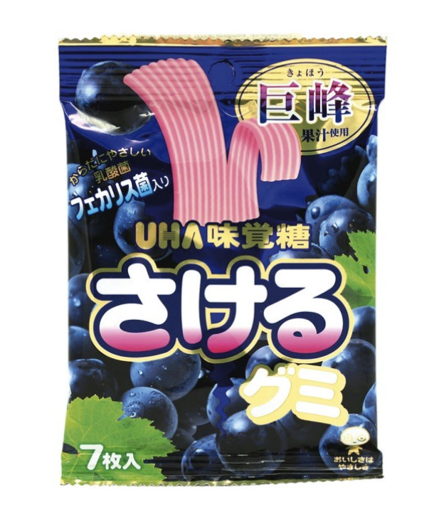 Mikakuto UHA Sakeru Grape Flav. 40g | 味觉糖 软糖 巨峰葡萄味 40g