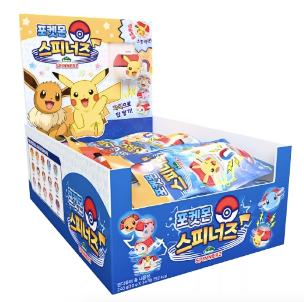 KR SANRIO Pokemon Spinners With Jelly Beans 10g | SANRIO 宝可梦糖果豆精灵球 10g