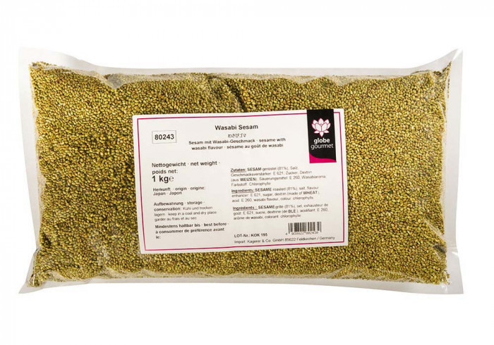 GOLBE GOURMET Wasabi Sesame 1kg/PKT | GOLBE GOURMET 芥末味芝麻 1kg / PKT