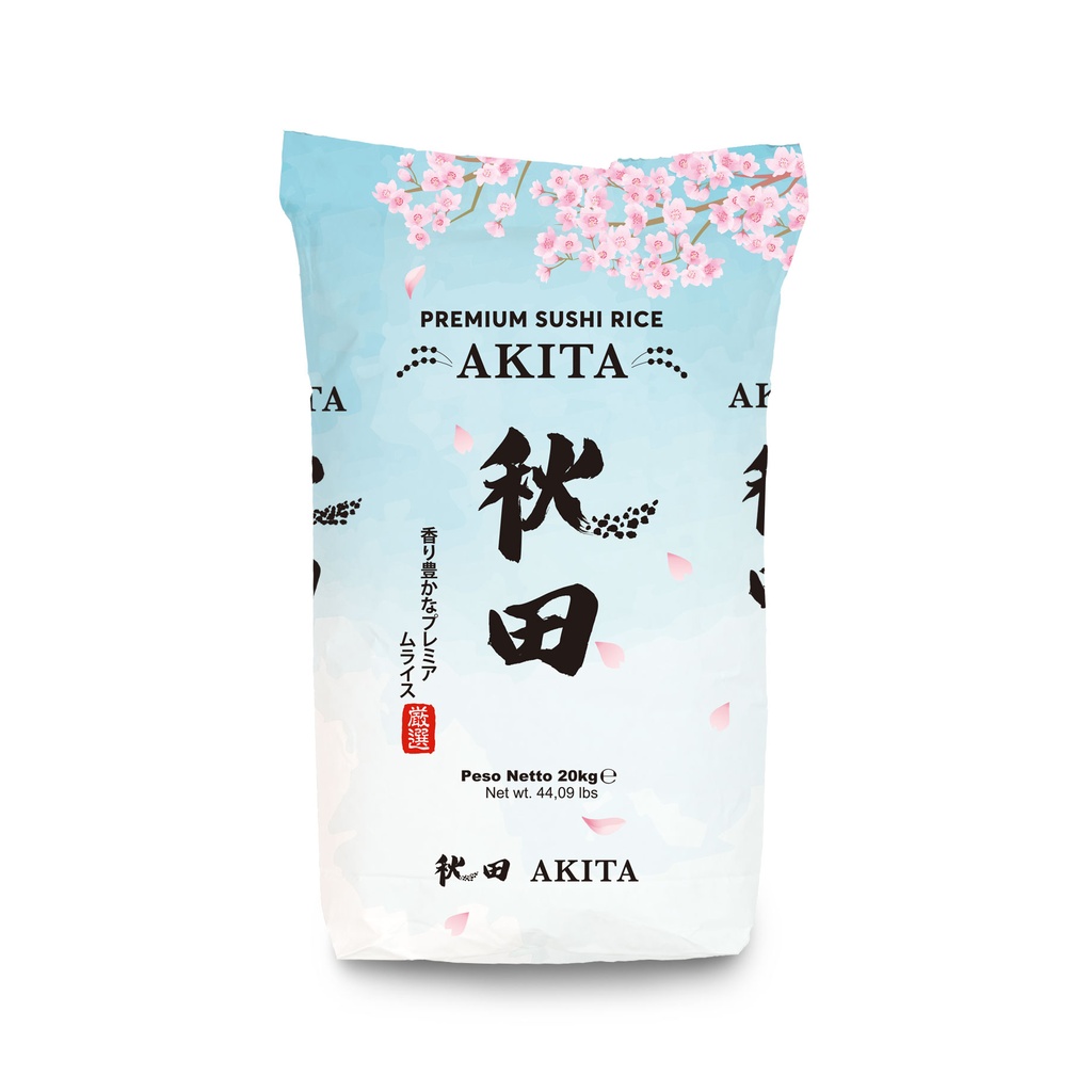 Akita Sushi Rice 20kg | 秋田 高级寿司米 20kg/包