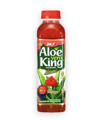 OKF Aloe Vera Drink Raspberry Flav. 500ml丨OKF 覆盆子饮料 500ml