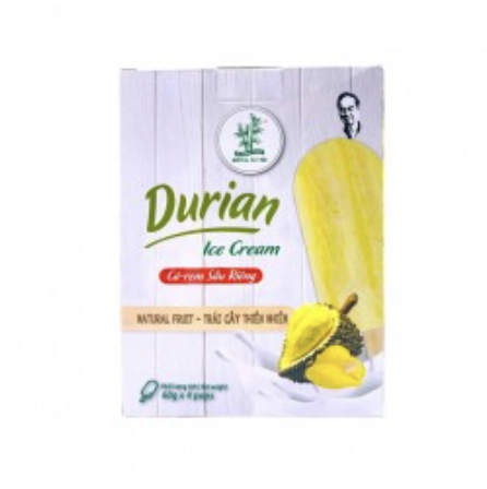 BAMBOO TREE Ice Cream Durian Flavor 60g | 竹树牌 冰棒 榴莲味 60g