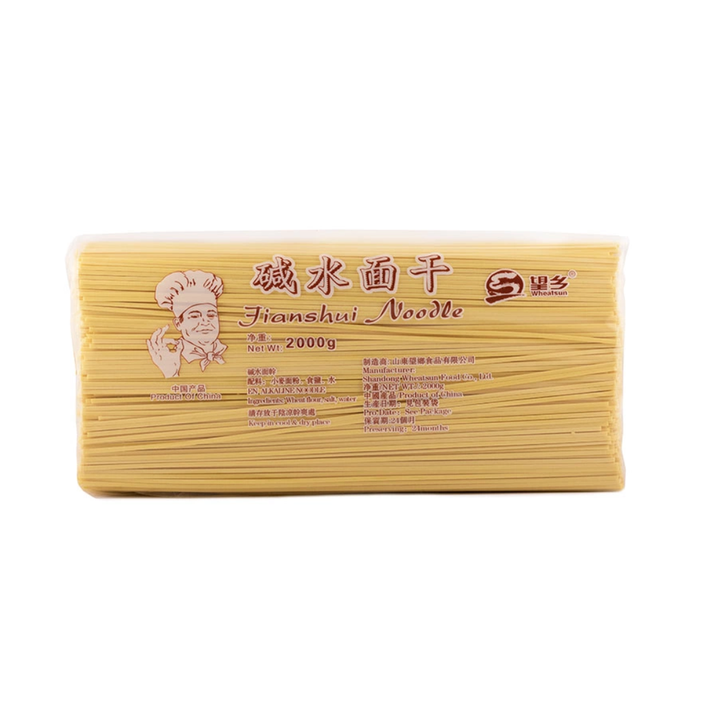 Wheatsun jianshui noodles 2kg | 望乡 碱水面干 2kg