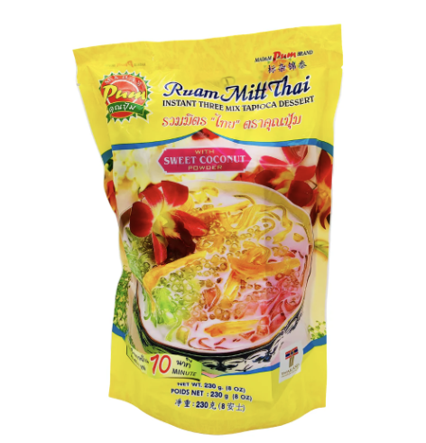 MADAM PUM Instant Tapioca Dessert Three Mix Ruam Mitt Thai 230g | MADAM PUM 三色西米 230g