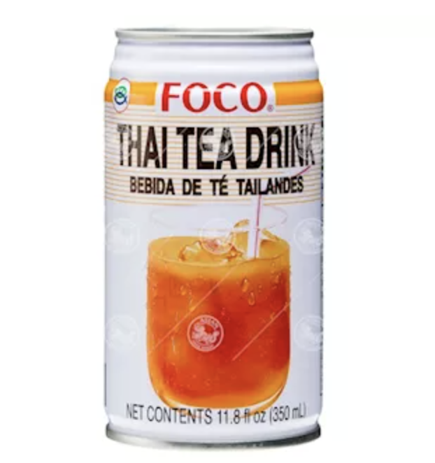 FOCO Thai Tea Drink 350ml | FOCO 泰国奶茶 350ml