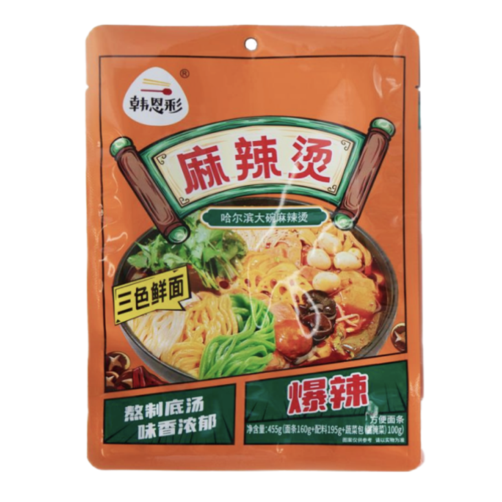 HEC Instant Malatang Super Spicy Flavor 455g | 韩恩彩 爆辣麻辣烫 455g